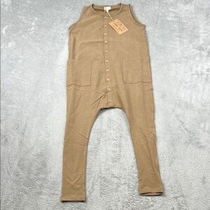 NEW The Simple Folk 6-7 Organic Cotton The Free Range Playsuit Jumpsuit